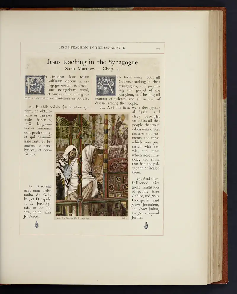 J. Tissot, "Jesus teaching in the Synagogue", 1897, p. 101 (folha 0142)